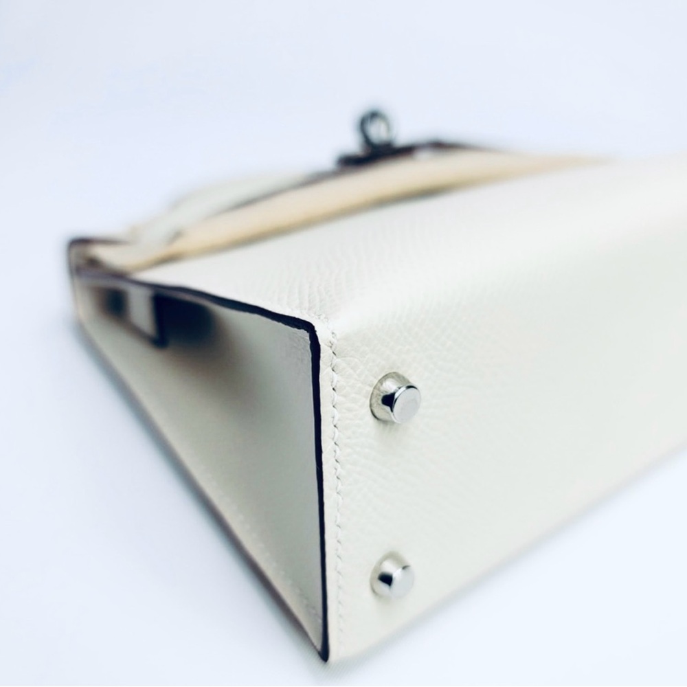 Hermes Kelly Mini Craie Epsom - Picture 7 of 11